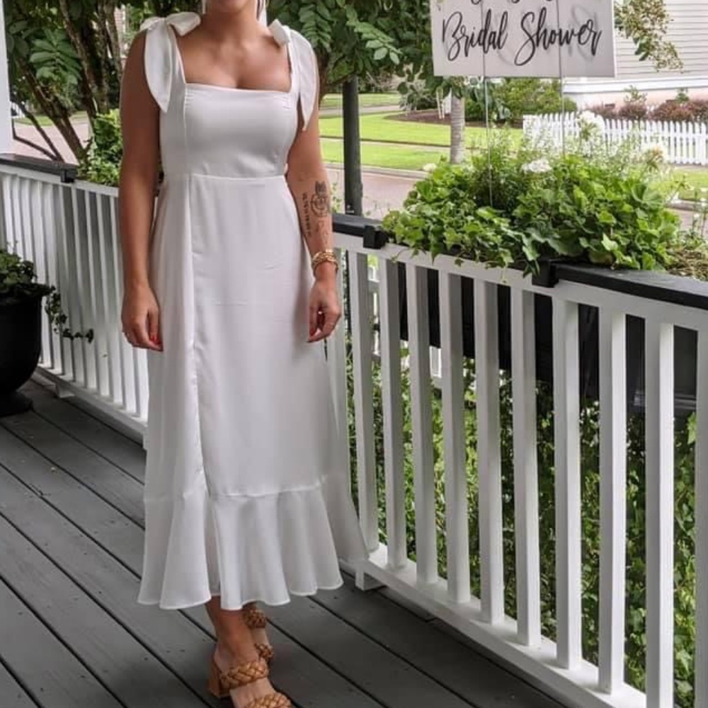 White dress